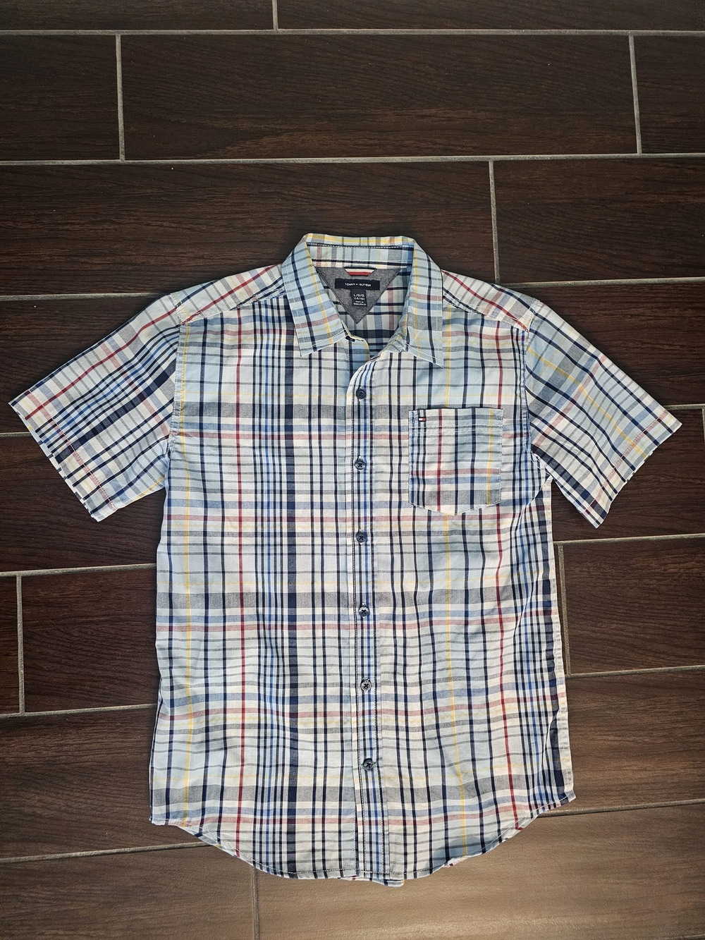 Boys Tommy Hilfiger Shirt Size 14/16 Large